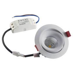 Spot LED inclinable 7W avec convertisseur