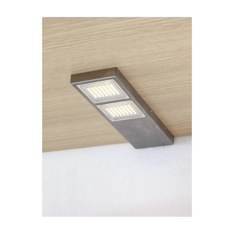 Spot LED double en applique